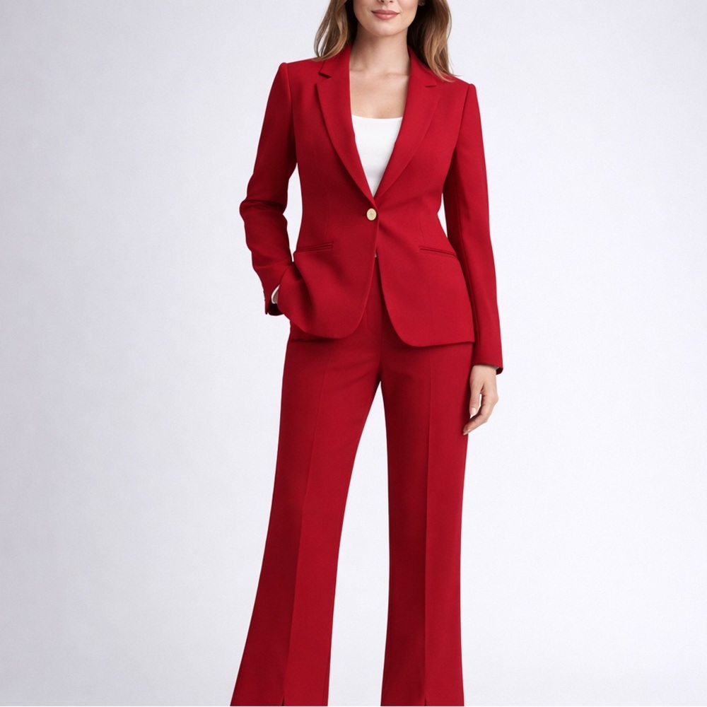 Worthington Red Tailored Blazer